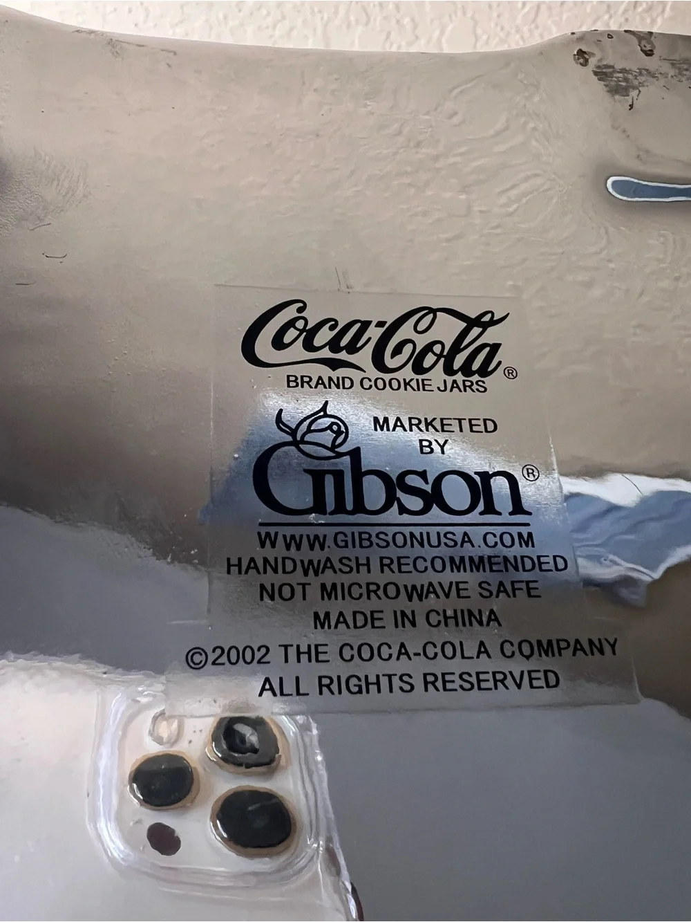 Vintage 2002 Coca-Cola Jukebox Cookie Jar by Gibson
